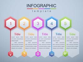 modern infografisk företags- och affärsmall vektor