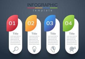 moderne Infografik Unternehmens- und Geschäftsbanner-Vorlage vektor