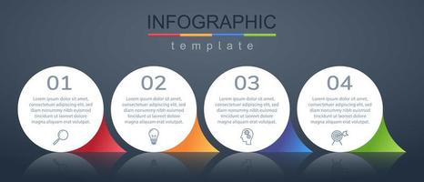 modern infographic företags- och affärsbannermall vektor
