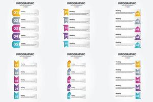 platt design vektor infographics uppsättning för reklam i broschyrer. flygblad. och tidningar.