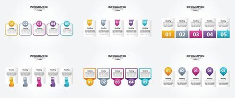 verwenden sie dieses infografik-set mit vektorillustrationen, um ihre werbung in broschüren zu machen. Flyer. und Zeitschriften attraktiver. vektor