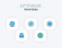 Globus flach Icon Pack 5 Icon Design. Pfeil. Internet. Globus. Globus. Welt vektor