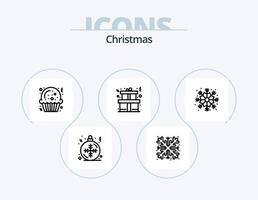 Weihnachtslinie Icon Pack 5 Icon Design. . Weihnachten. Weihnachten. Ball. Weihnachten vektor