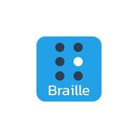 Braille-Sprach-Symbol vektor