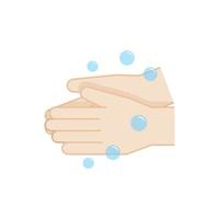 Händewaschen-Symbol vektor