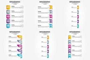 Flache Design-Vektor-Infografiken für Werbung in Broschüren. Flyer. und Zeitschriften. vektor