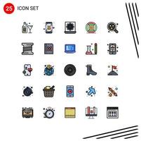 25 kreativ ikoner modern tecken och symboler av kärn utskrift dator tråd miljö redigerbar vektor design element