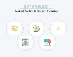 naken politik och fintech industri platt ikon packa 5 ikon design. kryptovaluta. bitcoin. upptäckt. bitcoins. nätverk vektor