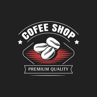 Kaffebutik Logo Vector