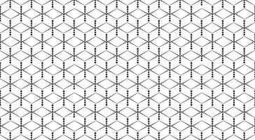 abstraktes nahtloses Muster. stilvolle Verzierung der gepunkteten Linie mit geometrischen Formen. vektor