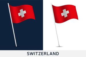 Schweiz Vektor Flagge
