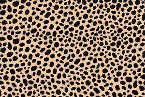 abstrakt prickar djur tryck design. leopardtryck design. gepard hud bakgrund. vektor
