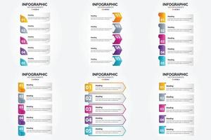 flaches Designset der Vektorillustrations-Infografiken für Werbebroschürenflieger und -zeitschrift vektor