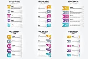 vektor illustration infographics platt design uppsättning för reklam broschyr flygblad och tidskrift