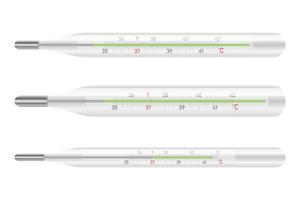 kvicksilvertermometer vektor design illustration isolerad på vit bakgrund