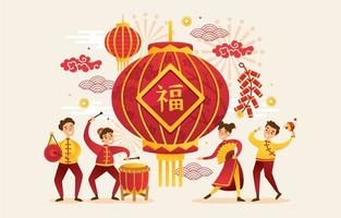 chinesische Neujahrsparty