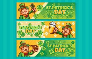 leprechaun firar st patricks dag vektor