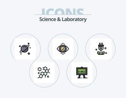 vetenskap linje fylld ikon packa 5 ikon design. . vetenskap. vetenskap. Sök. Plats vektor