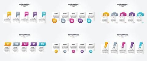 vektor illustration infographics platt design uppsättning för reklam broschyr flygblad och tidskrift