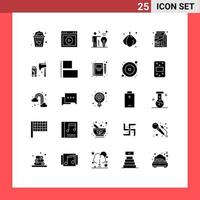 25 kreative Symbole, moderne Zeichen und Symbole von Pak-Grapefruit-Business-Fruchtzwiebeln, editierbare Vektordesign-Elemente vektor