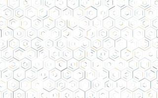 kreativer weißer 3D-Hexagon-Banner-Hintergrund vektor