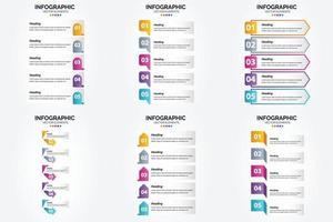 vektor illustration infographics platt design uppsättning för reklam broschyr flygblad och tidskrift