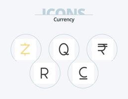 valuta platt ikon packa 5 ikon design. . mynt. zcash. rupee. centavo vektor