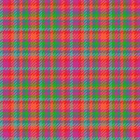 Vektor Hintergrund Tartan. Stoffmuster Textil. karierte nahtlose Texturprüfung.