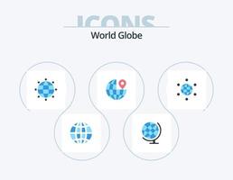 Globus flach Icon Pack 5 Icon Design. . Internet. Globus. Globus. Stift vektor