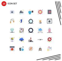 25 kreativ ikoner modern tecken och symboler av bok mål smältande företag mänsklig redigerbar vektor design element