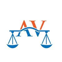 brev AV lag fast logotyp design för advokat, rättvisa, lag advokat, Rättslig, advokat service, lag kontor, skala, lag fast, advokat företags- företag vektor