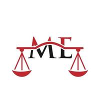 brev mig lag fast logotyp design för advokat, rättvisa, lag advokat, Rättslig, advokat service, lag kontor, skala, lag fast, advokat företags- företag vektor