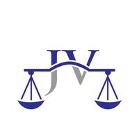 brev jv lag fast logotyp design för advokat, rättvisa, lag advokat, Rättslig, advokat service, lag kontor, skala, lag fast, advokat företags- företag vektor