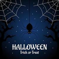 flacher Design-Halloween-Hintergrund vektor