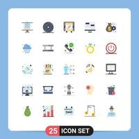 25 kreativ ikoner modern tecken och symboler av företag utveckla ny dator app redigerbar vektor design element
