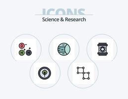 vetenskap linje fylld ikon packa 5 ikon design. Sol. vetenskap. vetenskap. förmörkelse. vetenskap vektor