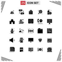 25 kreativ ikoner modern tecken och symboler av flaska panorera programmering matlagning affär redigerbar vektor design element
