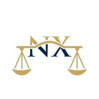 Buchstabe nx Anwaltskanzlei Logo-Design für Anwalt, Justiz, Anwalt, Recht, Anwaltsservice, Anwaltskanzlei, Waage, Anwaltskanzlei, Anwaltsunternehmen vektor