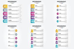 vektor illustration infographics platt design uppsättning för reklam broschyr flygblad och tidskrift