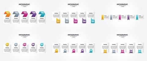 vektor illustration infographics platt design uppsättning för reklam broschyr flygblad och tidskrift