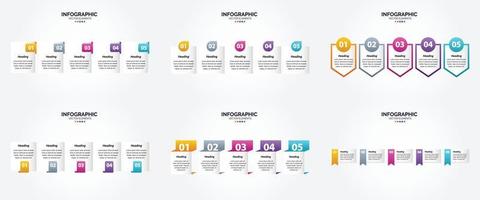 vektor illustration infographics platt design uppsättning för reklam broschyr flygblad och tidskrift