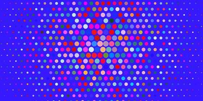 ljus flerfärgad vektorbakgrund med bubblor. vektor