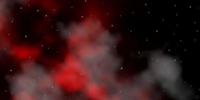 dunkelrote Vektorbeschaffenheit mit schönen Sternen vektor