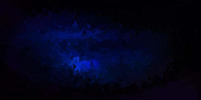 dunkelblaue Vektor Farbverlauf Polygon Tapete.