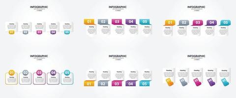 vektor illustration infographics platt design uppsättning för reklam broschyr flygblad och tidskrift