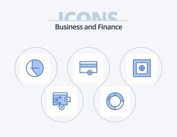 finanzieren blaues Icon Pack 5 Icon Design. . Geld. Finanzen. Finanzen. Zahlungen vektor