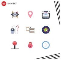 9 kreativ ikoner modern tecken och symboler av filam info koda skrivbordet dator redigerbar vektor design element