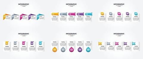 vektor illustration infographics platt design uppsättning för reklam broschyr flygblad och tidskrift