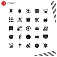 25 kreativ ikoner modern tecken och symboler av varm brygga energi radio Utrustning redigerbar vektor design element