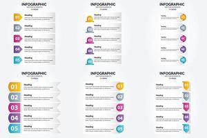 vektor illustration infographics platt design uppsättning för reklam broschyr flygblad och tidskrift